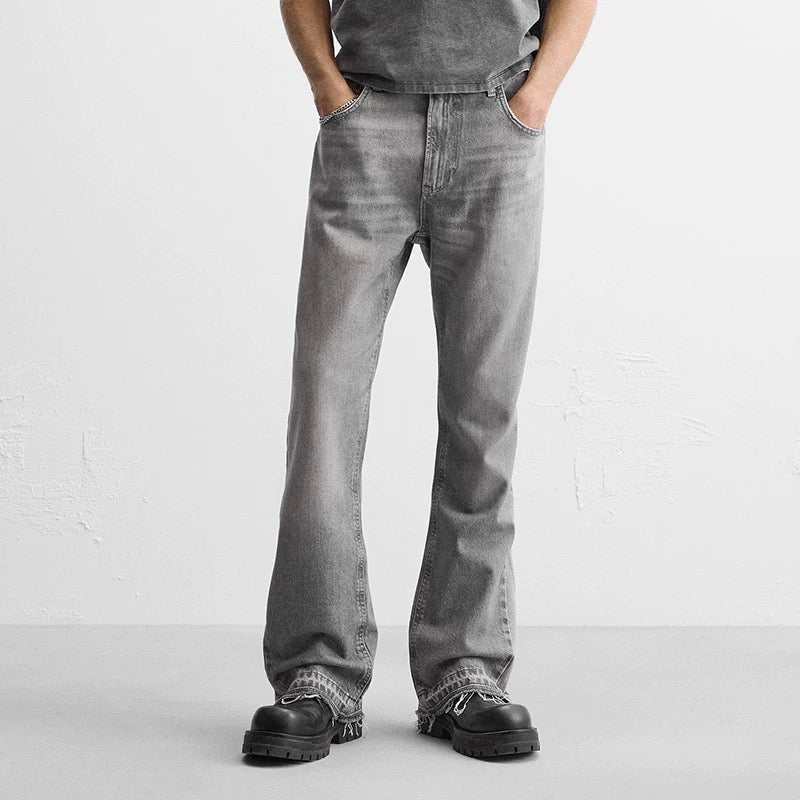 P CLUB - FLARED JEANS