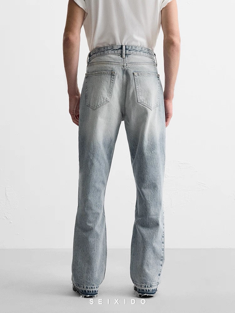 P CLUB - FLARED JEANS