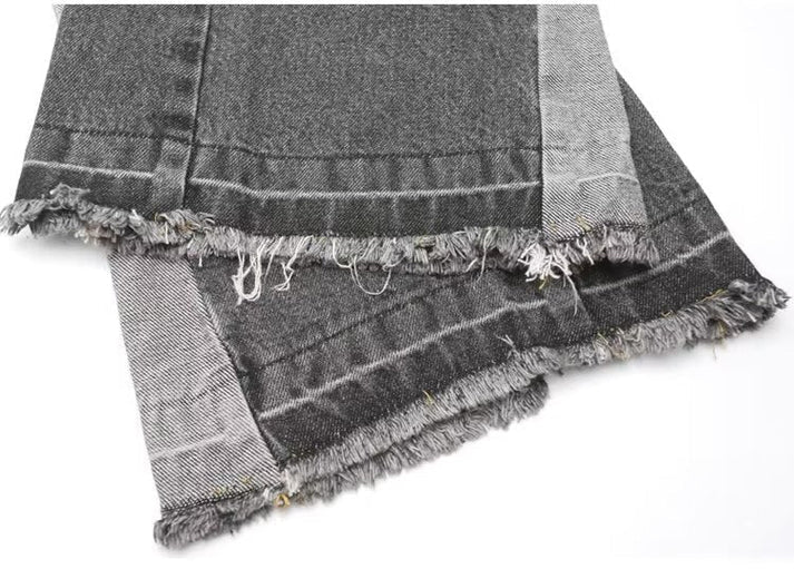 P CLUB - FLARED DEPT JEANS