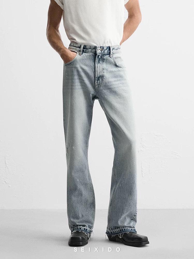 P CLUB - FLARED JEANS