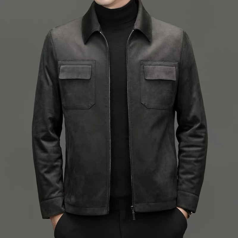 P CLUB - LEDER JACKE