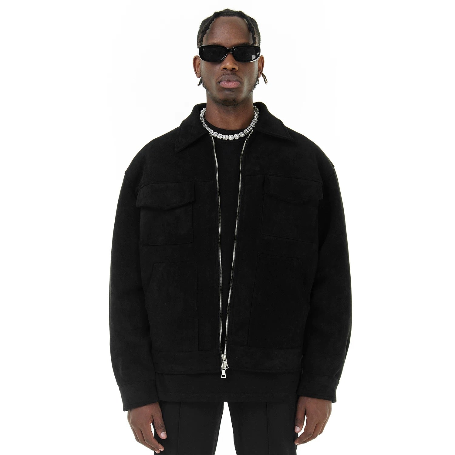 P CLUB - VELOUR JACKE